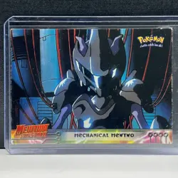 Pokemon TCG Topps Mewtwo Strikes Back Mechanical Mewtwo #6 HP - Image 1