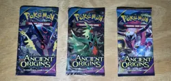 Pokemon TCG XY Ancient Origins Sealed Packs Lot Of 3 Brand New - Image 1