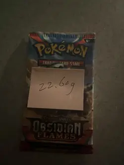 VERY HEAVY! 22.60 Gram Obsidian Flames Pokemon TCG Factory Sealed Booster Pack! - Image 3