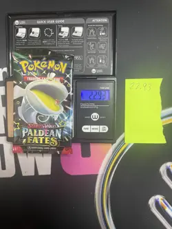 22.93g VERY HEAVY Paldean Fates Pokemon Sealed Booster Pack New SIR/HRU - Image 1