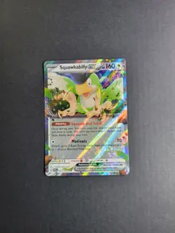 Squawkabilly Ex 75/91 Pokemon TCG S&V Paldean Fates Double Rare Holo NM - Image 2