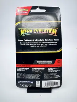 Pokemon Mega Evolution Single Pack Blister Wailord Pokemon Booster Pack [Sealed] - Image 2