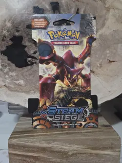 Pokemon XY Steam Siege Sleeved Booster Pack Factory Sealed - Image 1