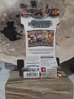 Pokemon XY Steam Siege Sleeved Booster Pack Factory Sealed - Image 2