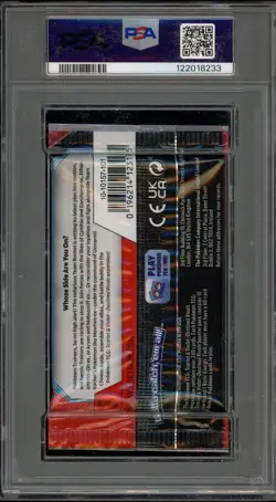 Pokemon Destined Rivals Team Rocket Authentic Sealed Booster Pack PSA 9 Mint - Image 2