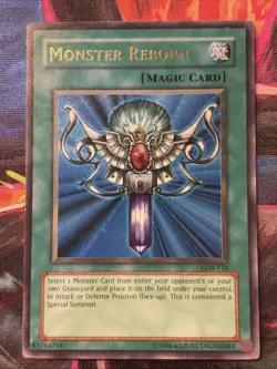 Monster Reborn LOB-118 The Legend of Blue Eyes White Dragon Unlimited - Image 1