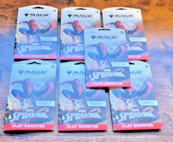 MTG: Marvel's Spider-Man - LOT of 7 Play Booster Packs 98 Cards Total 171280 - Image 2