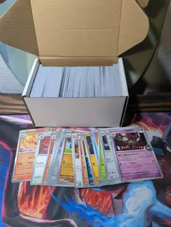 400+ Pokemon Cards Bulk Lot: Destined Rivals Only C,UC,RH,H - Image 1
