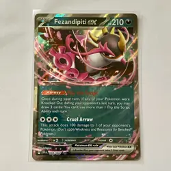 Fezandipiti ex 38/64 Ultra Rare Shrouded Fable NM Pokemon TCG Card -fezandipity - Image 1