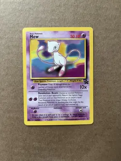 Mew 8 WOTC Black Star Promo Pokemon Card - Image 1