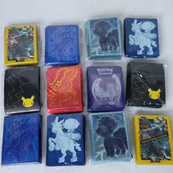 Lot of 12 Assorted Pokemon TCG ETB 780 Card Sleeves Vulpix Pikachu - Image 1