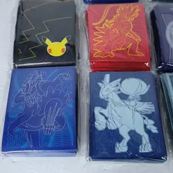 Lot of 12 Assorted Pokemon TCG ETB 780 Card Sleeves Vulpix Pikachu - Image 4