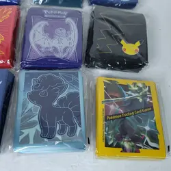 Lot of 12 Assorted Pokemon TCG ETB 780 Card Sleeves Vulpix Pikachu - Image 5