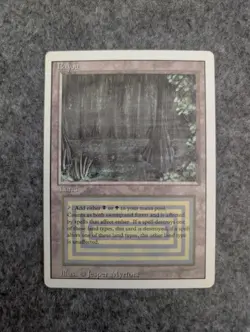 Bayou Revised Edition MTG Lightly Played / Near Mint (LP) Dual Land Magic - Image 1