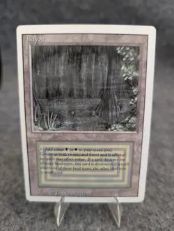 Bayou Revised Edition MTG Lightly Played / Near Mint (LP) Dual Land Magic - Image 3