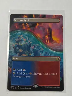 Shivan Reef (Borderless) - Dominaria United 380 - Magic: The Gathering - Image 1