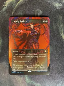 [Mint/Near-Mint] Deadly Rollick (Borderless Foil) - Commander Masters 0695 EN R - Image 1