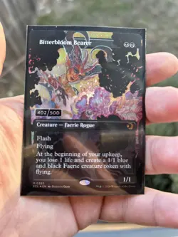 Bitterbloom Bearer SERIALIZED 402/500 Magic The Gathering Lorwyn Eclipsed - Image 3