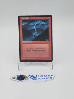Lightning Bolt FBB GERMAN REVISED MTG Magic Old School *CCGHouse* RA - Image 1