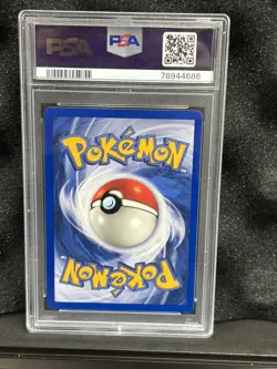 1999 Pokemon ALAKAZAM 1/102 Base Set Unlimited Holo Rare English PSA 9 Mint WOTC - Image 2