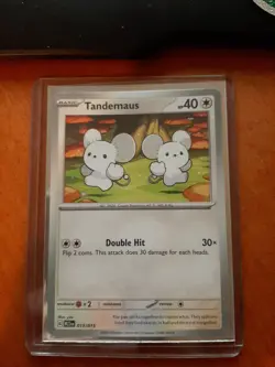 Pokemon TCG Tandemaus 013/015 Non Holo Match Battle McDonalds 2023 Card - Image 1