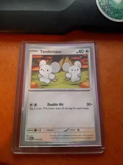 Pokemon TCG Tandemaus 013/015 Non Holo Match Battle McDonalds 2023 Card - Image 2