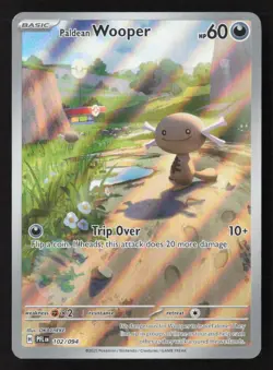 Paldean Wooper Illustration Rare Holo PFL 102/094 NM Pokemon TCG - Image 1