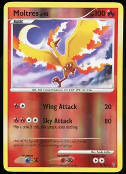 Pokemon TCG Moltres Holo Rare Diamond & Pearl Supreme Victors 36/147 NM - Image 1
