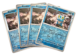 Froakie Reverse Holo 056/167 4x x4 Pokemon Card 2024 Twilight Masquerade Playset - Image 1