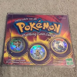 Vintage Pokemon Battling Coin Game 2000 - Meowth, Persian, Lapras - Image 1
