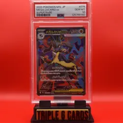 2025 Pokemon JP Mega Lucario EX Super Rare #078 PSA 10 GEM MT/SharkBait $1 Start - Image 1
