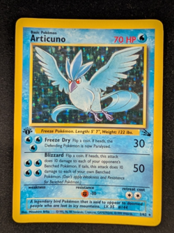 Fossil | Articuno Holo #2/62 1st Edition Pokemon 1999 - Image 1