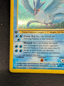 Fossil | Articuno Holo #2/62 1st Edition Pokemon 1999 - Image 4
