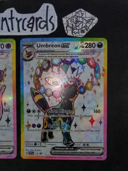 Pokemon NM Umbreon and Espeon Black Star Promo SVP175 SVP176 Figure Collection A - Image 5