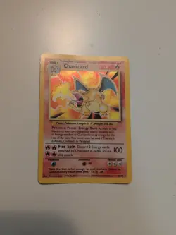 Pokemon TCG Charizard 4/102 Base Set Holo Rare 1999 Vintage Very Rare - Image 1