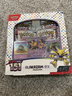 Pokemon TCG SV: Scarlet & Violet 151 Alakazam ex Collection Box Sealed (READ!) - Image 1
