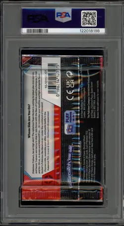 Pokemon Destined Rivals Giovanni and Mewtwo Authentic Sealed Booster Pack PSA 9 - Image 2