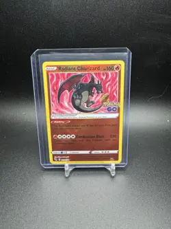 Radiant Charizard - 011/078 Pokemon GO Shiny Holo Rare Pokemon - NM/MINT - Image 1