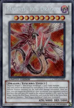 Yu-Gi-Oh! Majestic Red Dragon Limited Edition CT07-EN001 - Image 1