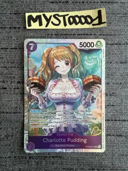 Carte One Piece Charlotte Pudding PRB02-010 SR Foil Francais Exc - Image 1