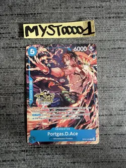 Carte One Piece Portgas.D.Ace OP07-053 R 3rd Anniversary English Card - Image 1