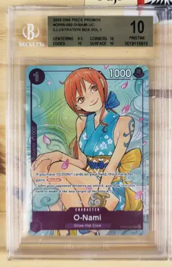 BGS 10 Illustration Box AA Alternate - One Piece Card Game - OP TCG - Beckett - Image 2