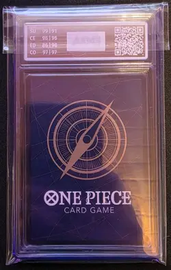 One Piece TCG OP05-119 Monkey.D.Luffy SEC Alt Art ENGLISH AOG Gem Mint 9.5 - Image 2