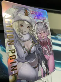 Union Arena Nikke Goddess Of Victory Rare Battle (Gold) Foil Action Point Promo - Image 3