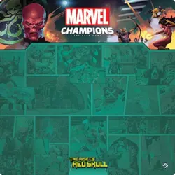 Marvel Champions Card Red Skull Game Mat Fantasy Flight Games (FFG) - Image 1