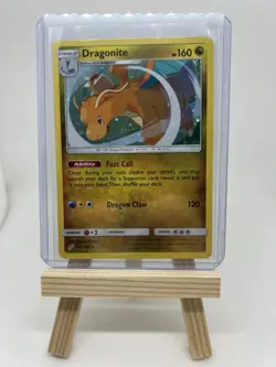 Pokemon Card Dragonite 119/181 Team Up Holographic Cosmic Promo Rare 2019 NM/M - Image 1