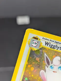 Pokemon TCG Wigglytuff Base Set 2 Holo Rare Card 19/130 - DMG - Image 5