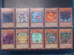 Yugioh - Original Structure Deck Cards 1st Edition Lot of 10 Red-Eyes Gilford - Image 1