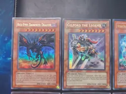 Yugioh - Original Structure Deck Cards 1st Edition Lot of 10 Red-Eyes Gilford - Image 2