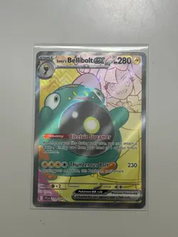 Pokemon TCG Iono's Bellibolt EX Journey Together Ultra Rare Holo Card 183/159 - Image 1